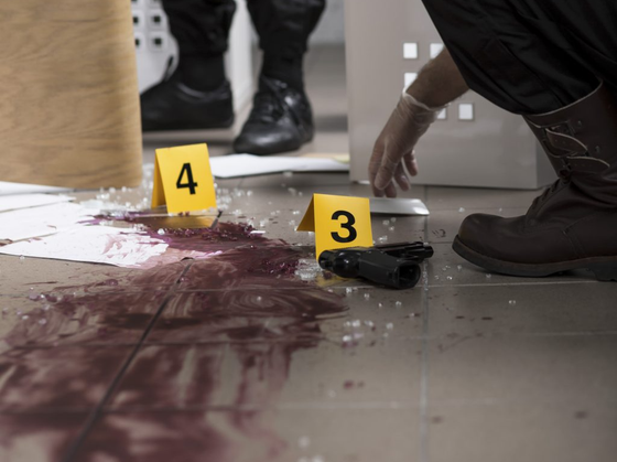 Trauma Care Specialists team preparing for a cleanup